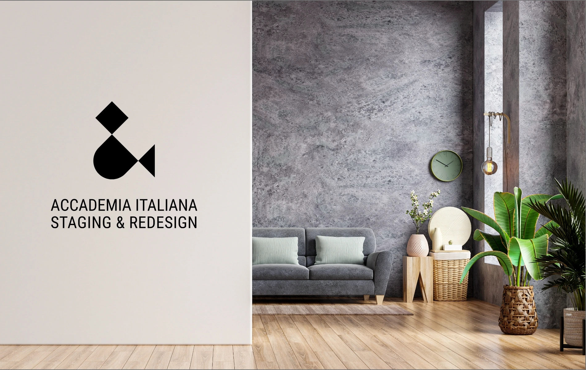 Progetto branding AISER realizzato per accademia italiana staging e redesign con strategia visiva