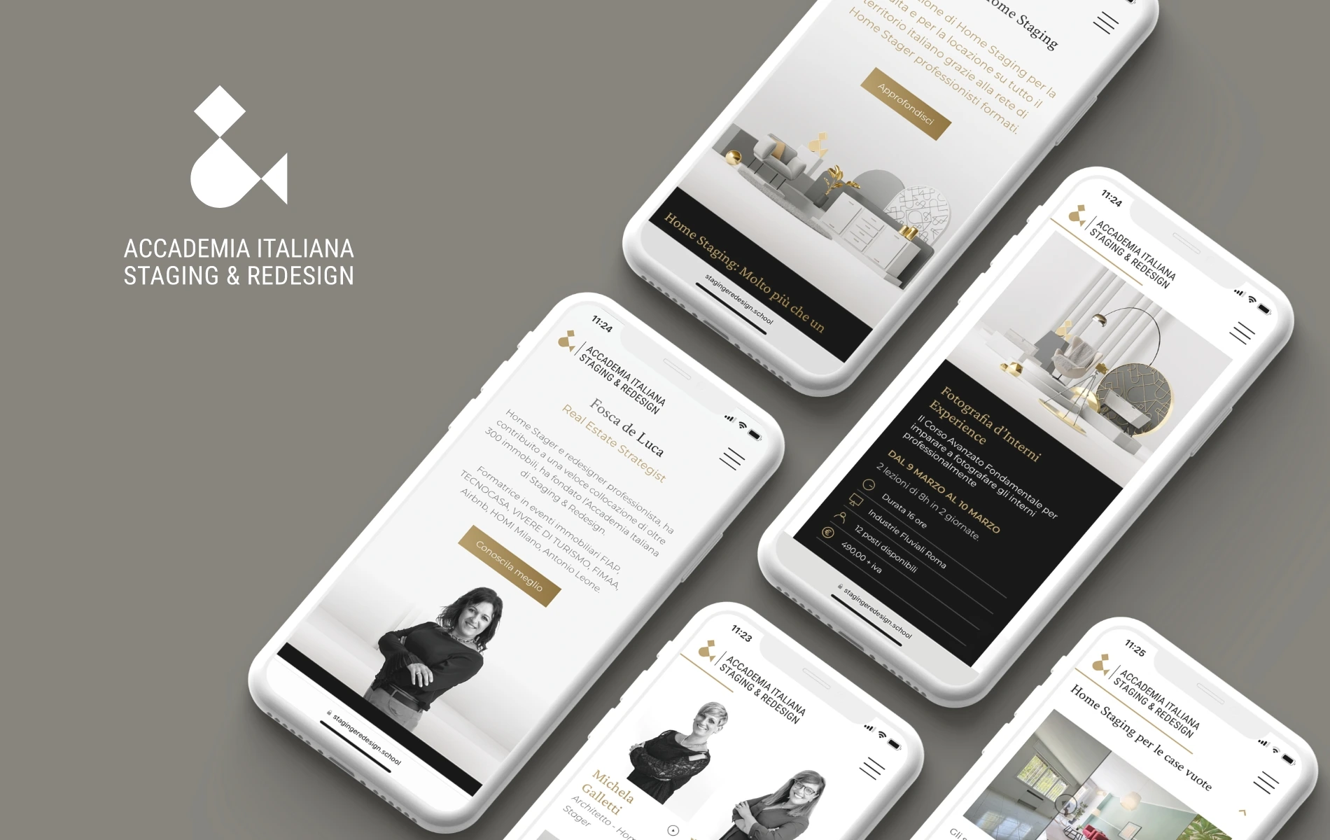 Design portale corsi AISER sviluppato da Alchimie Turistiche con UX e branding educativo