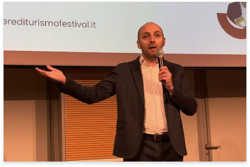 Federico Mantuano speaker a un evento di settore